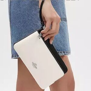 Coach Double Zip Wallet in Color block